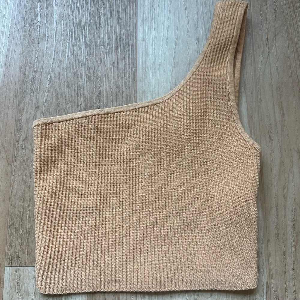 Babaton one shoulder top